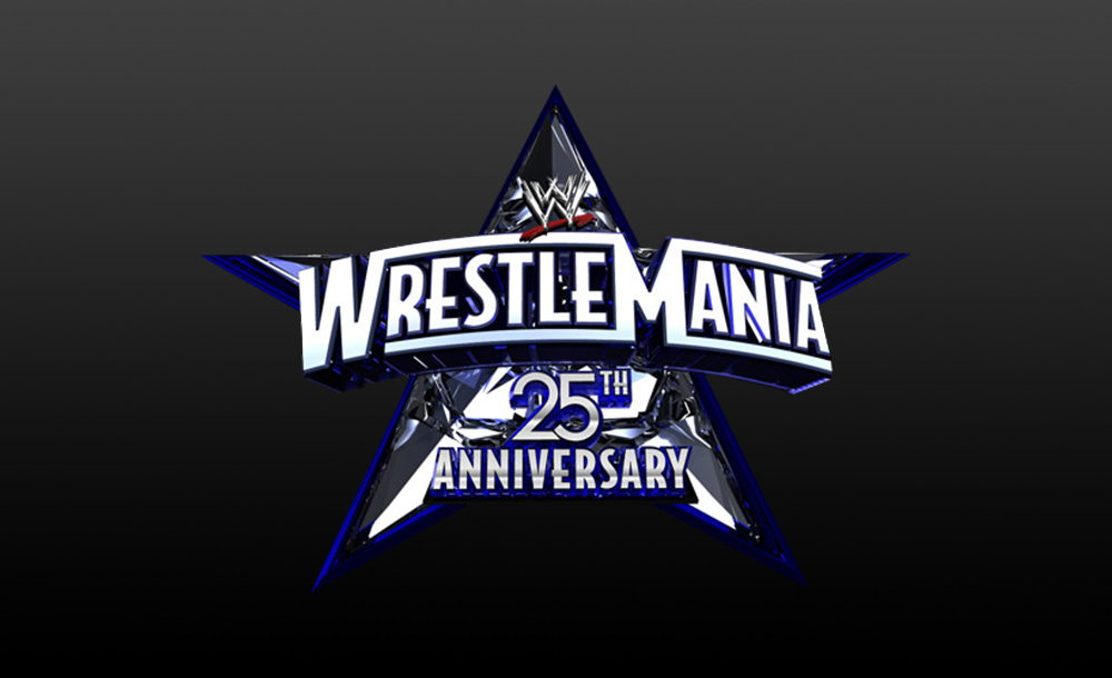 wrestlemania 25th Anniversary logo wallpaper