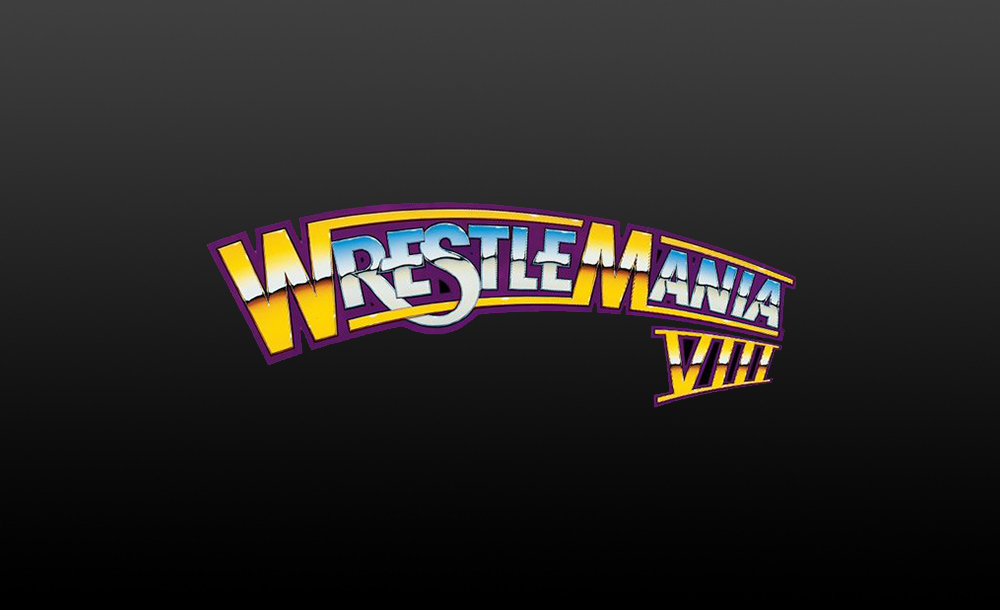 wrestlemania VIII logo wallpaper