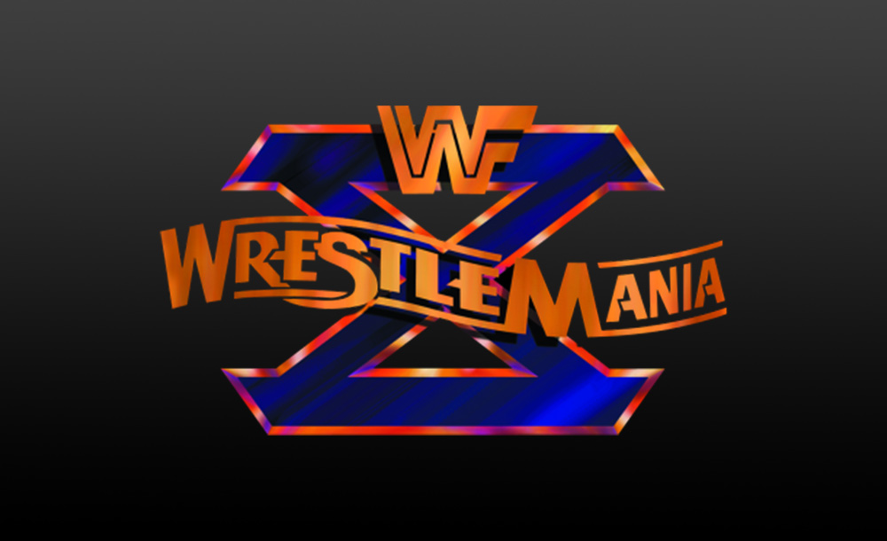 wrestlemania X logo wallpaper