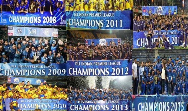 IPL - Indian Premier League Winners 