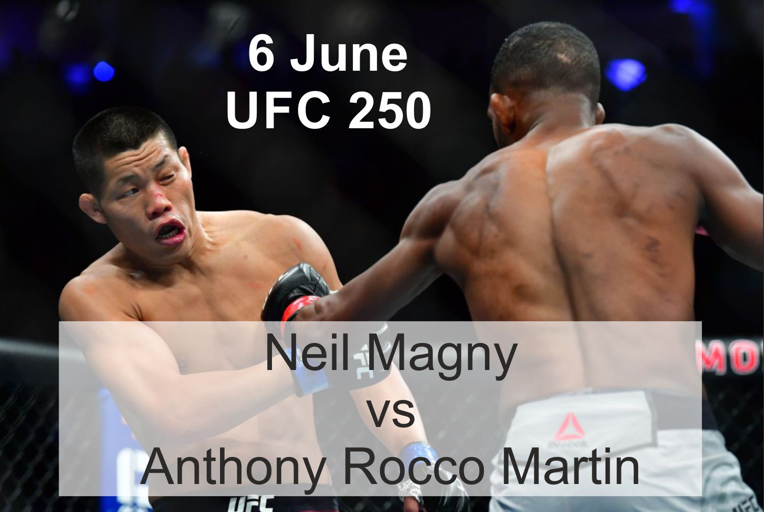 Neil Magny vs Anthony Rocco Martin 6 June UFC 250