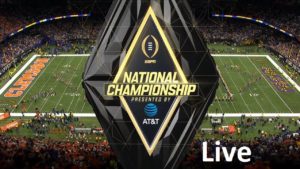 Watch 2021 CFP National Championship Live Stream Outside US