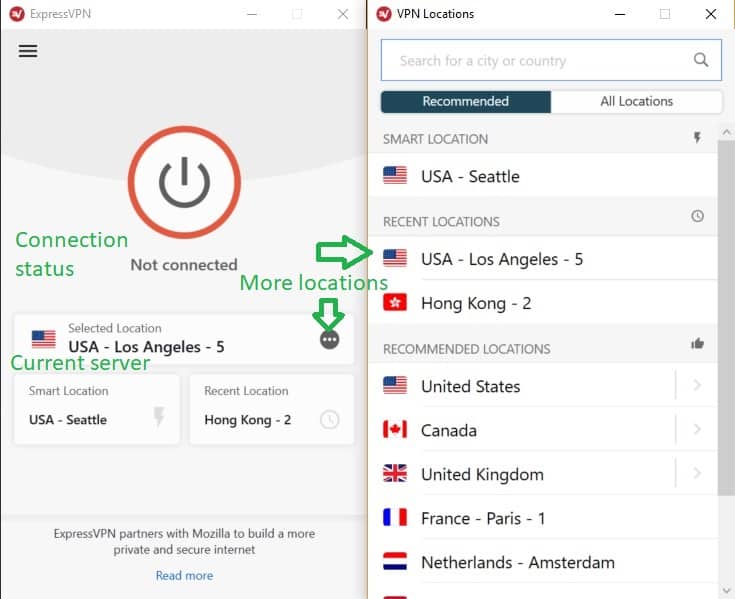 Expressvpn US Server