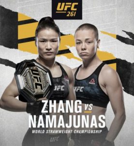 Zhang Weili vs Rose Namajunas ufc 261 fight
