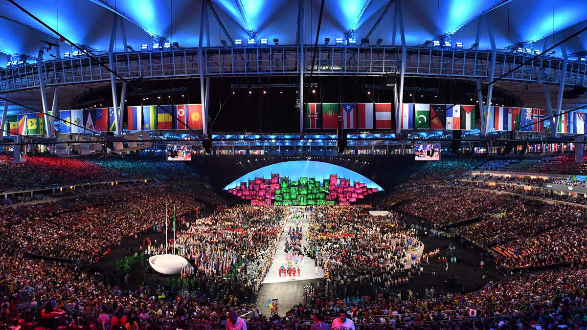 Olympics opening ceremony program