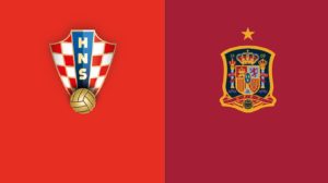 Spain vs Croatia football fixture