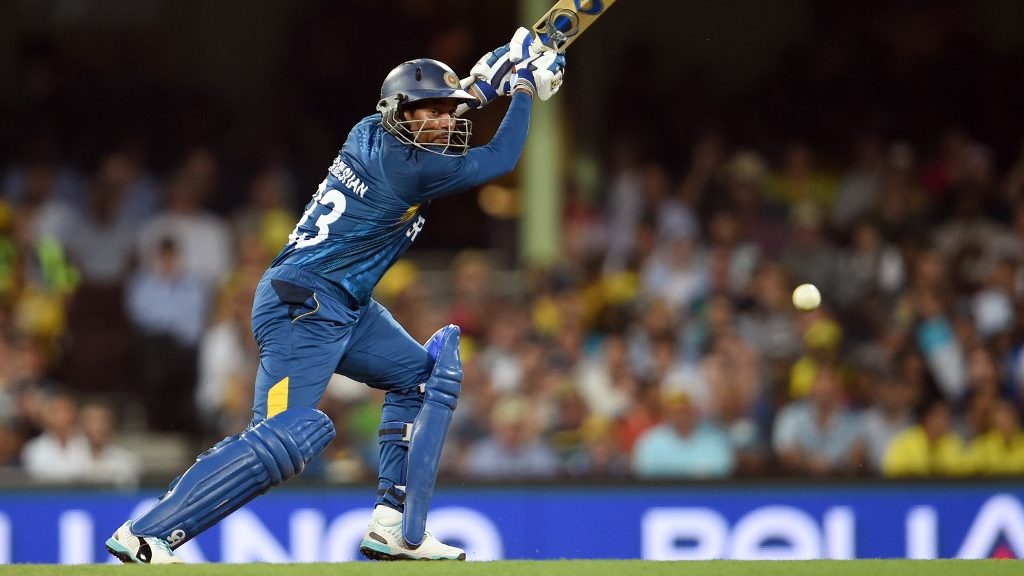 Dilshan score six fours in one over