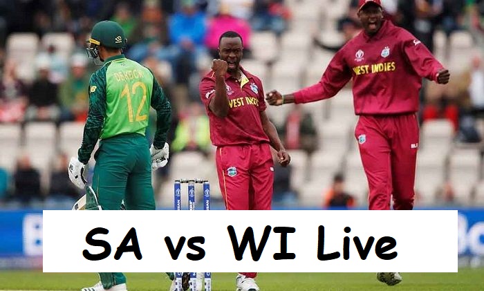 South Africa Vs West Indies ODI Match Live 