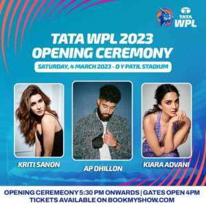 WPL 2023 Opening Ceremony Live Stream, Start Time, Guest List and Who will perform (Know Everything)