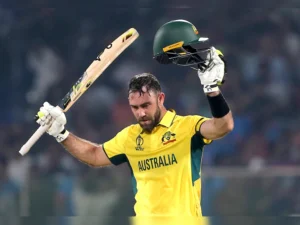 Fastest Hundred (Century) in World cup scored by Glenn Maxwell in 40 Balls only