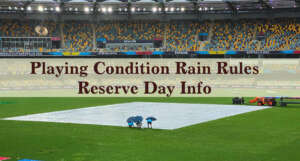 If rain comes and a match is canceled at the ICC World Cup 2023, what happens?