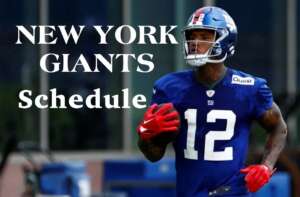 New York Giants Schedule 2023, Upcoming NFL Matches Fixtures, Dates